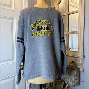 Aeropostale Varsity Spirit-wear Blue Athletic Dept Sweatshirt Size XL